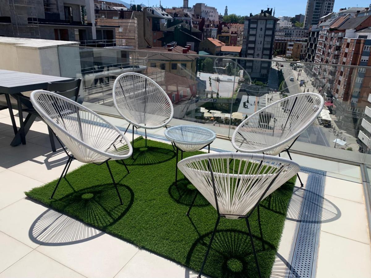 Ferienwohnung Atico Centrico Bulevar De La Sidra Oviédo Exterior foto
